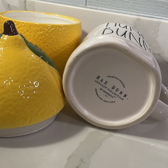 RAE DUNN HUNNY BUNNY PINK MUG. - Picture 4 of 6